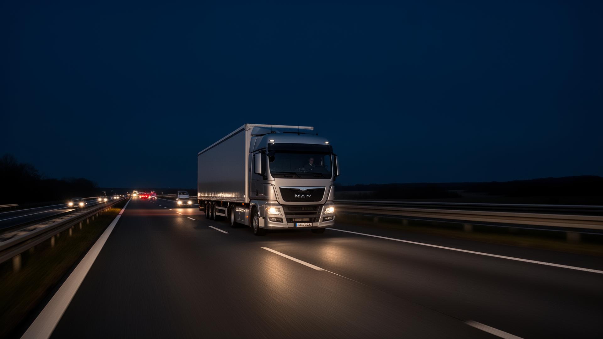 MARKRIS Transporte LKW auf der Autobahn